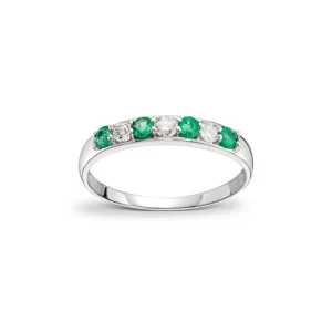 Smaragd ring 0,21 ct.