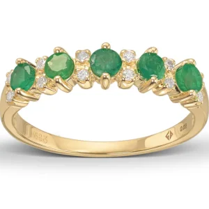 Smaragd ring 0,09 ct.