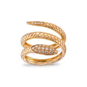 Snake – diamantring