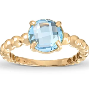 Topas ring – «bubble»