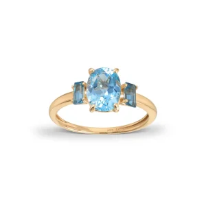 Topas ring – triplett