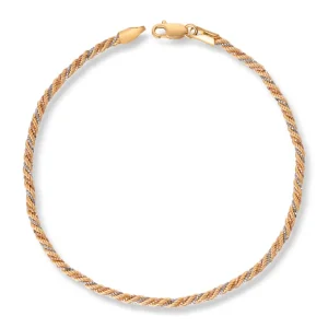 Trefarget gullarmbånd cordell 2,7 gr.
